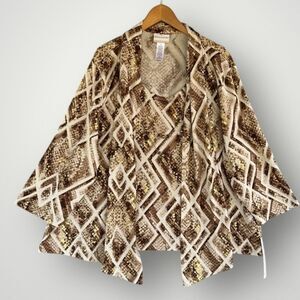 🎉5 for $45🎉NWT Alfred Dunner top blouse shirt cardigan women’s size 2X